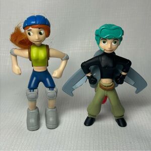 Kim Possible Vintage 2003 McDonalds Figures  Happy Meal Toys